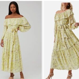 ASTR The Label Kaylani Maxi Dress S